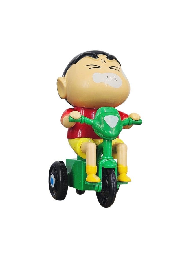 PINAKA Shinchan ON Tricycle Moving Toy Thread Pull for Anime Collection Moving Figurine - Image 1